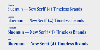 Bluemun Font Poster 7