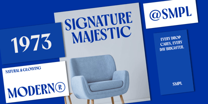 Bluemun Font Poster 8