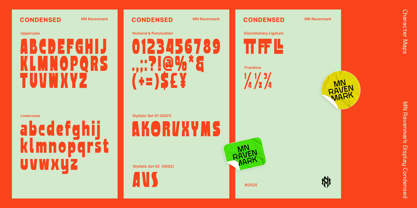 MN Ravenmark Font Poster 8