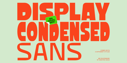 MN Ravenmark Font Poster 11