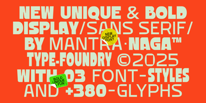 MN Ravenmark Font Poster 2