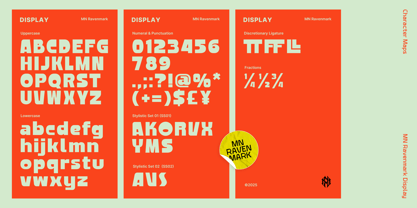 MN Ravenmark Font Poster 7