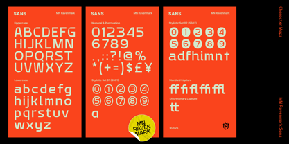 MN Ravenmark Font Poster 9