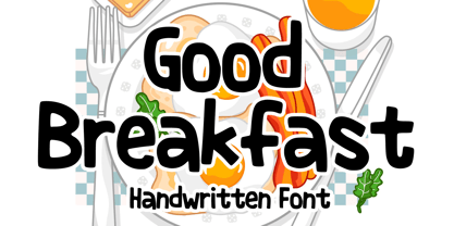 Good Breakfast Font Poster 1