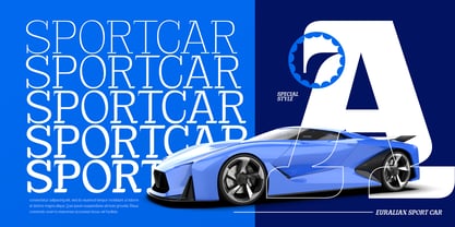 Euraliax Variable Font Poster 4