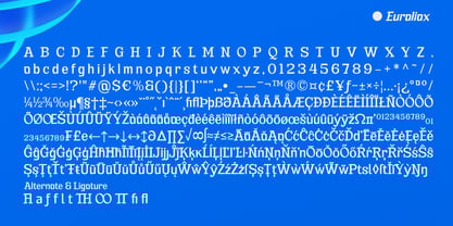 Euraliax Variable Font Poster 12