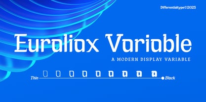 Euraliax Variable Font Poster 1