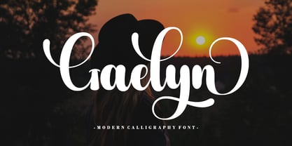 Gaelyn Script Font Poster 1