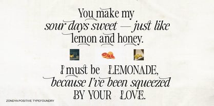 The Zondaya Gevola Font Poster 15