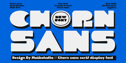 Chorn Font Poster 1