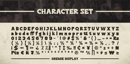 Gremie Font Poster 6
