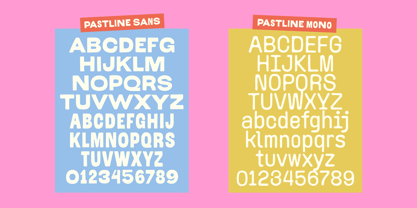 TNSC Pastline Font Poster 11