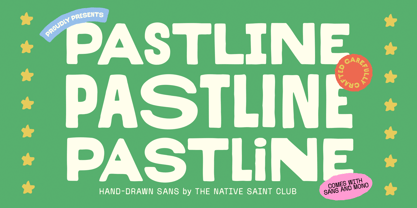 TNSC Pastline Font Poster 1