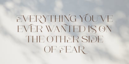 Sesandra All Caps Serif Font Poster 5