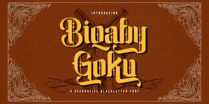 Biqabygoku Font Poster 1