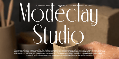 Classic Makore Font Poster 13