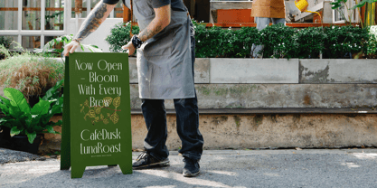 Classic Makore Font Poster 10