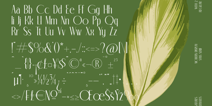 Classic Makore Font Poster 14