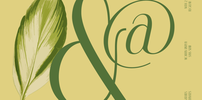 Classic Makore Font Poster 9