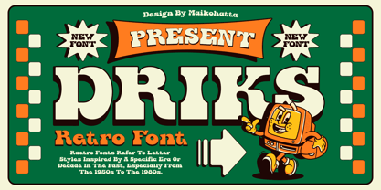 Driks Font Poster 1