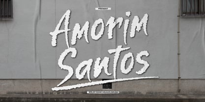 Amorim Santos Font Poster 1
