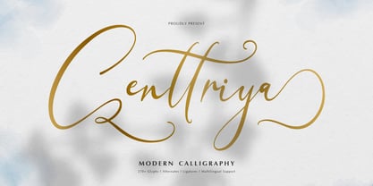 Centtriya Font Poster 1