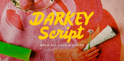 Darkey Font Poster 1
