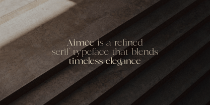 Aimee Font Poster 2