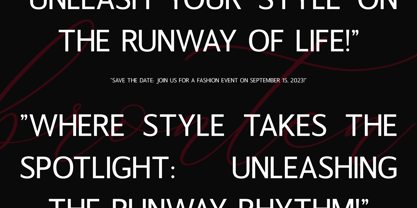 Bronten Font Poster 3