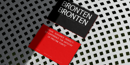 Bronten Font Poster 2