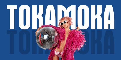 Tokamoka Display Font Poster 1