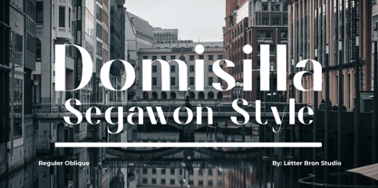 Domisilla Font Poster 2