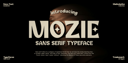 Mozie Font Poster 1
