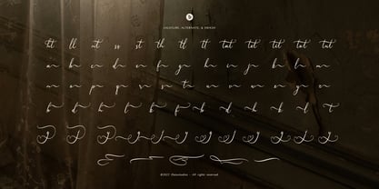 Gladyamor Font Poster 12