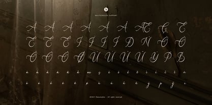 Gladyamor Font Poster 11