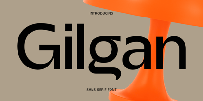 Gilgan Font Poster 1