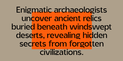 Gilgan Font Poster 7