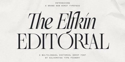 SLTF The Elfkin Editorial Font Poster 1