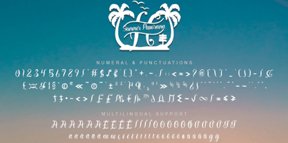 Summer Panorama Font Poster 6