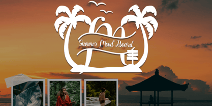 Summer Panorama Font Poster 2