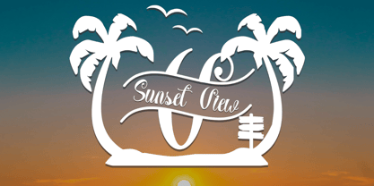 Summer Panorama Font Poster 3