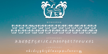 Summer Panorama Font Poster 5