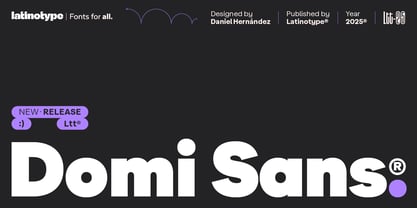Domi Font Poster 1