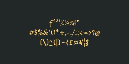 Black Sultanah Font Poster 4