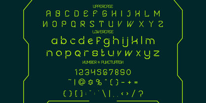Quantum Futuristic Font Poster 5