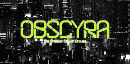 Quantum Futuristic Font Poster 4