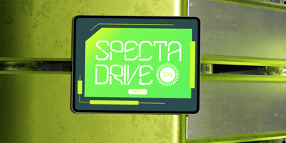 Quantum Futuristic Font Poster 3