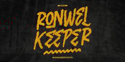 Ronwel Keeper Font Poster 1
