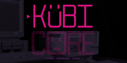 Kubicore Font Poster 1