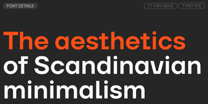 TT Firs Neue Font Poster 3